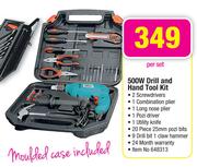 Stramm 500W Drill & Hand Tool Kit-Per Set