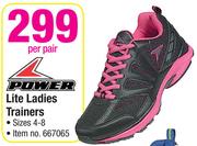 Power Lite Ladies Trainers Size 4-8-Per Pair