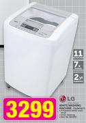 LG 11kg White Top Load Washing Machine(T1108TEFT)