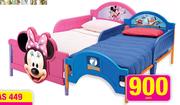 Disney Minnie Mouse/Planes Toddlers Bed-Each
