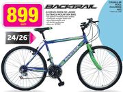 Backtrail 24 Or 26 Mens Or Ladies Outback Mountain Bike-Each