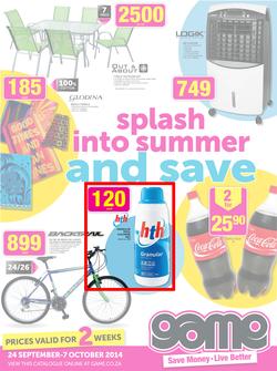 Game : Splash into Summer & Save (24 Sep - 7 Oct 2014), page 1