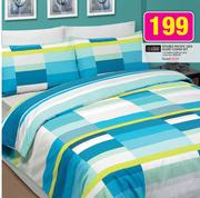 Always Home Double Pacific Geo Duvet Cover Set