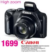 Canon SX170 Bridge Camera SX170 IS Black