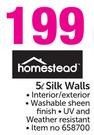 Homestead 5Ltr Silk Walls-Each