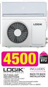 Logik Split R410a Unit 12000BTU Airconditioner