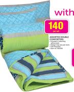 Assorted Double Comforters-Per Set