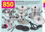 Bon Voyage 27 Piece Stainless Steel Cookware Set-Per Set