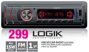 Logik USB SD Car Radio U23 RED