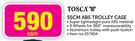 Tosca 55cm ABS Trolley Case-Each