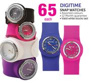 Digitime Snap Watches-Each