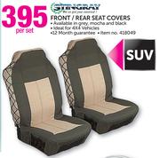 Stingray Front/Rear Suv Seat Covers-Per Set