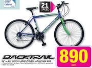 Backtrail 24" Or 26" Mens/Ladies Tolem Mountain Bike-Each
