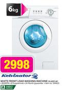 Kelvinator 6kg White Front Load Washing Machine KL60FLW