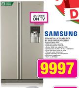Samsung 539Ltr Metallic Silver Side By Side Fridge/Freezer RSA1WTMG1XFA