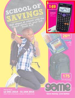 Game : School Of Savings (12 Dec - 31 Jan 2015), page 1