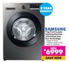 Samsung 7Kg Front Loader Washing Machine With Steam & Eco Technology