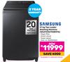 Samsung 21Kg Top Loader Washing Machine WA21CG6745BVFA