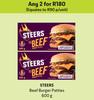Steers Beef Burger Patties-For Any 2 x 600g