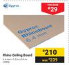 Gyproc Rhino Ceiling Board 7309-6.4mm X 1.2m X 3.0m