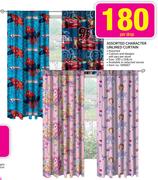 Assorted Character Unlined Curtain-Per Drop