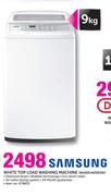 Samsung 9kg White Top Load Washing Machine WA90H42005W