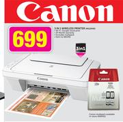 Canon 3-In-1 Wireless Printer MG2940