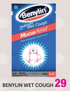 Benylin Wet Cough