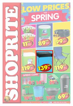 Shoprite Western Cape : Spring (26 Sep - 09 Oct 2016), page 1