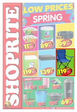 Shoprite Western Cape : Spring (26 Sep - 09 Oct 2016), page 1