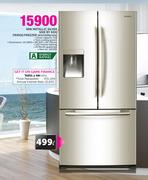 Samsung 499ltr Metallic Silver Side By Side Fridge/Freezer-RF67DEPN1/XFA