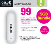 Cell C MF667 Modem-On Smart Data 2GB