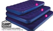 Camp Master Queen Flocked Airbed-Each
