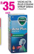 Vicks Acta Plus Cough Syrup Assorted-100ml