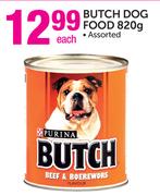 Butch Dog Food Assorted-820g