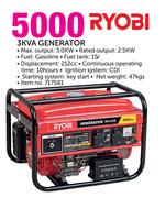 Ryobi 3KVA Generator 