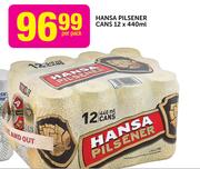 Hansa Pilsener Cans-12 x 440ml Per Pack