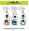M Oven, Braai & Grid Or Air Fryer Cleaner-For Any 2 x 750ml