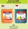 Aro Dishwash Liquid (All Variants)-For Any 2 x 5L