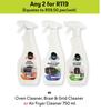 M Oven Cleaner, Braai & Grid Cleaner & Air Fryer Cleaner-For Any 2 x 750ml