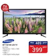 Samsung 48" Full HD LED TV 48J5000