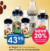 Regal Pet Food Products-Each
