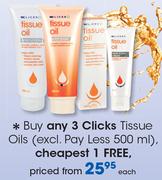 Clicks Tissue Oils(Excl. Pay Less 500ml)-Each