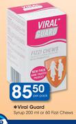 Viral Guard Syrup-200ml Or 60 Fizzi Chews-Per Pack