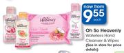 Oh So Heavenly Waterless Hand Cleanser & Wipes-Each