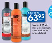 Natural World Hair Care Products-Each
