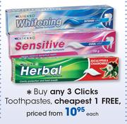 Clicks Toothpastes-Each