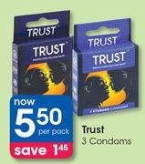 Trust 3 Condoms-Per Pack