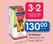 Herbex Attack The Fat Syrup-300ml
