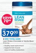 GNC Total Lean Shake Chocolate Or vanilla Bean-16 Servings Each